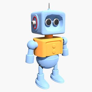 3D model Cartoonish Robot 