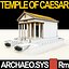 reconstruction temple caesar huelsen 3d 3ds