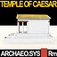 reconstruction temple caesar huelsen 3d 3ds