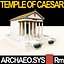 reconstruction temple caesar huelsen 3d 3ds