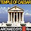 reconstruction temple caesar huelsen 3d 3ds