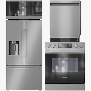 Samsung Appliance Collection 15 ME90H1780RAA NSE70H63SRAA RF70H25GERAA DW80CG5420SRAA
