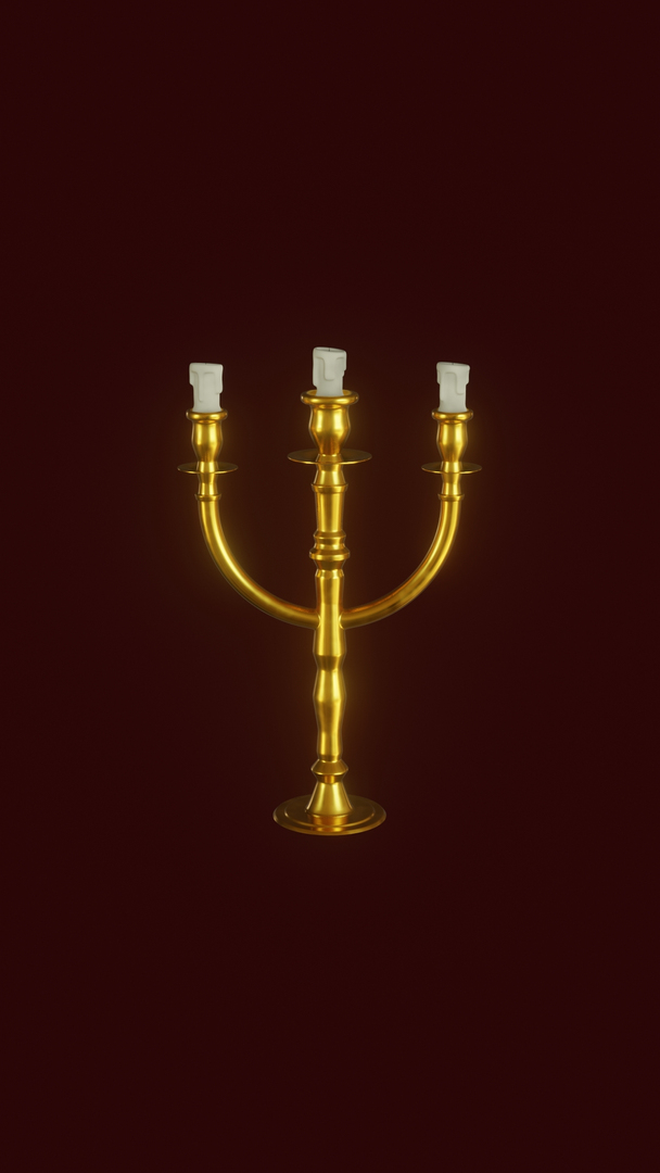 3D Candelabra TurboSquid 2168007