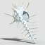3d model of melanacantha sea shell photorealistic