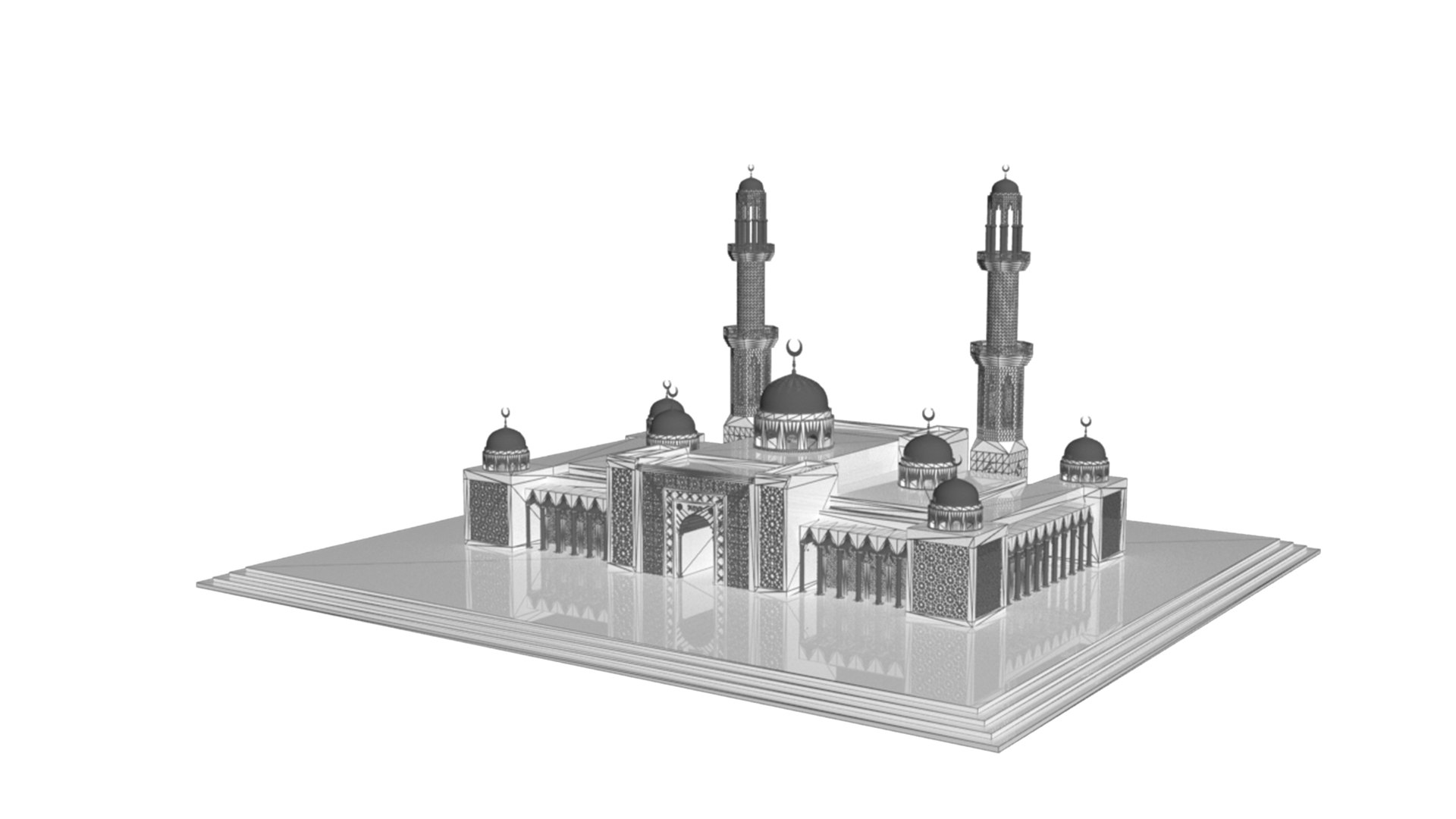 Mosque 3D - TurboSquid 2168857