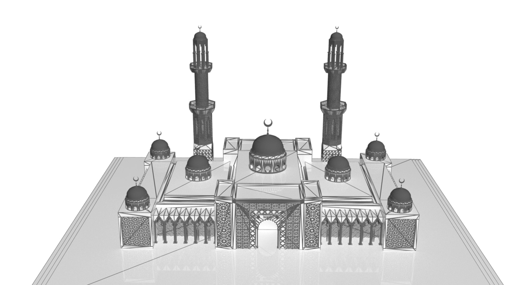 Mosque 3D - TurboSquid 2168857