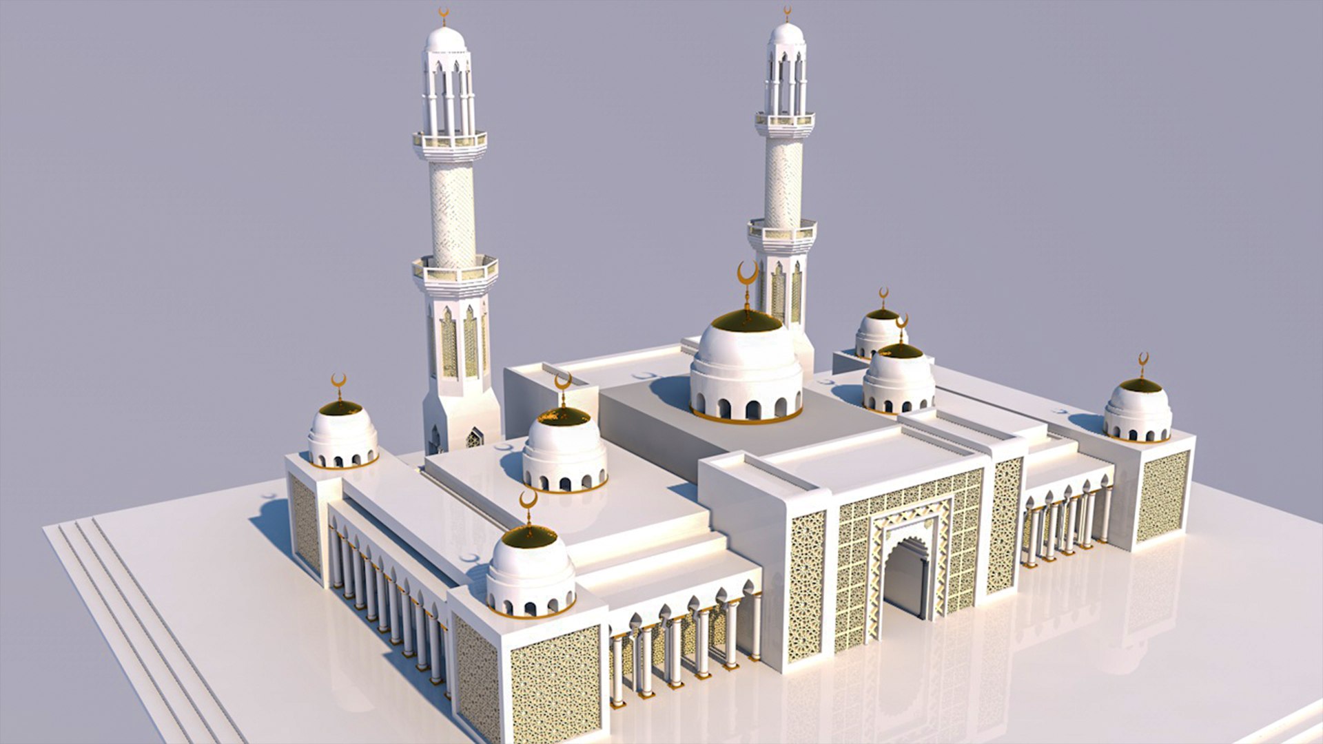 Mosque 3D - TurboSquid 2168857