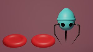 Nanobot and Red Blood Cells