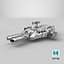 Sci Fi Heavy Turret Winter Khaki