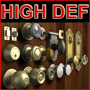 door knob 3d model