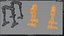 Set gambe Mecha Kit fantascientifico modulare