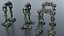 Set gambe Mecha Kit fantascientifico modulare