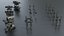Set gambe Mecha Kit fantascientifico modulare