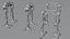 Set gambe Mecha Kit fantascientifico modulare