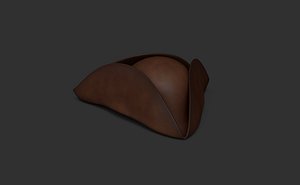 3D model pirate hat - corsair
