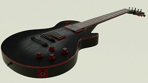 3D goth guitar