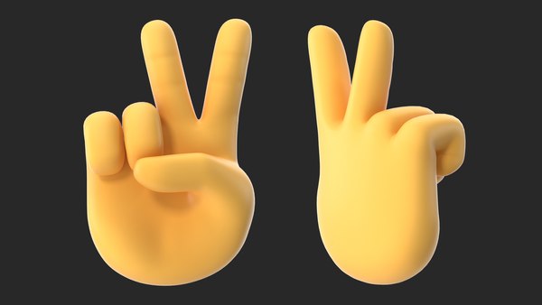 mod-le-3d-de-signe-de-la-main-de-la-victoire-emoji-turbosquid-1550799