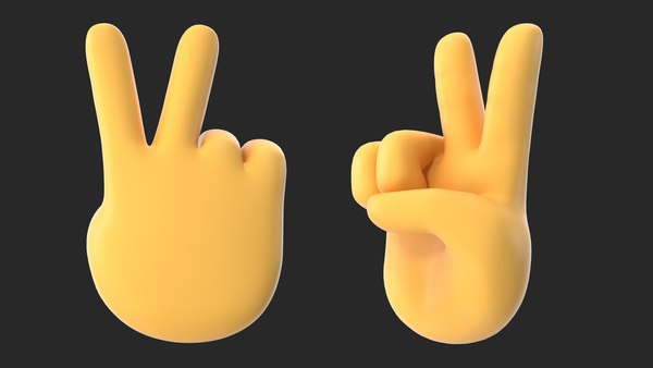 Händedruck-Geste Emoji 3D-Modell - TurboSquid 1549535