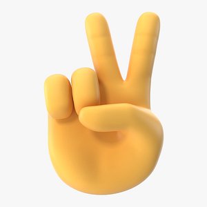 Victory Hand Sign Emoji