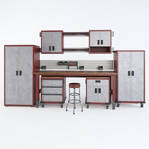 3D Garage Pack 14 in 1 model