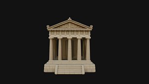 3D Classical Temple Model Design 5 - 3D Print Model model