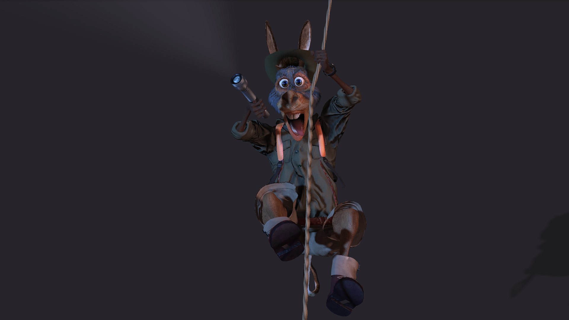 3D Donkey Model - TurboSquid 1953687