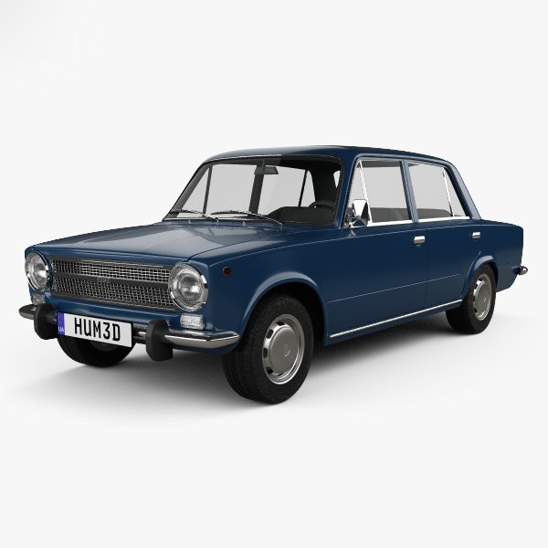 Fiat 124 1972 3D - TurboSquid 1407664