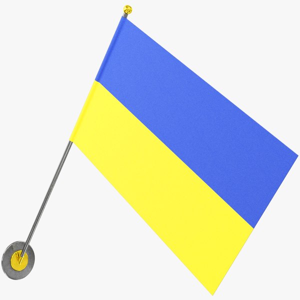 Ukrainian Flag V4 3D