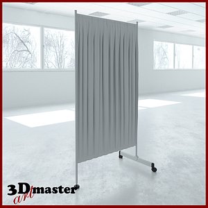 medical patient privacy screen 3D model