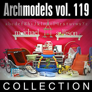 3d model archmodels vol 119 toys