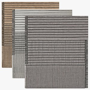 RD Grid Berber Carpet 3D model