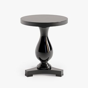 3d ralph fifth pedestal end table model