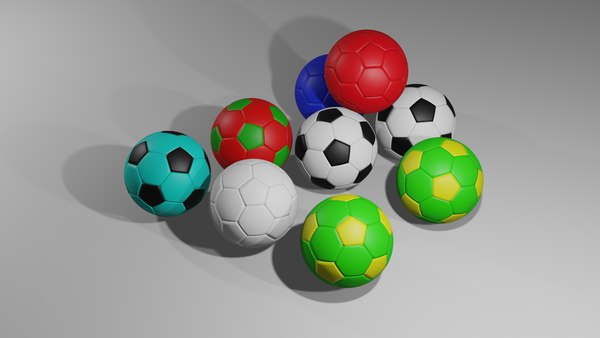 3D model football