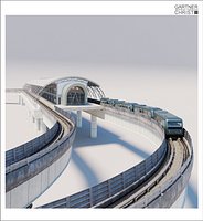 MRT Railway with station