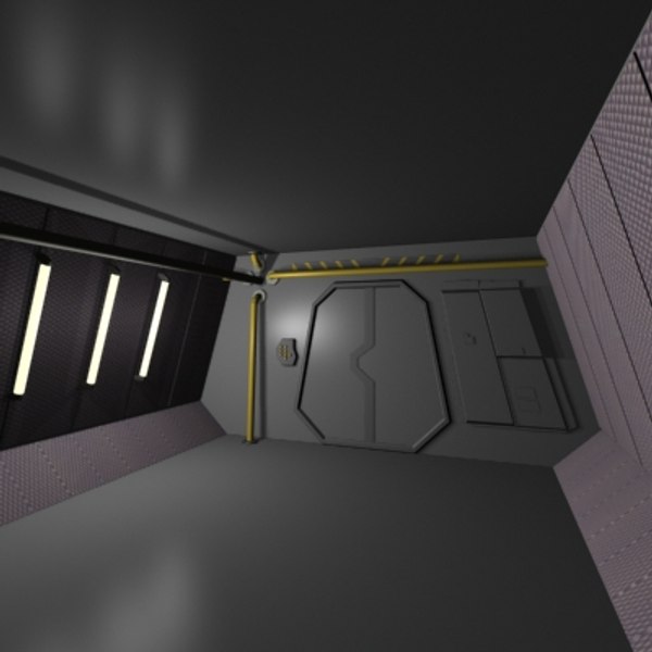 modelo 3d Sci Fi Air Lock - TurboSquid 503277
