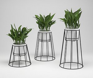 OK DESIGN CIBELE PLANT STAND 3D model