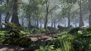 Forest Scene 3D