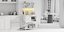 Farmhouse Kitchen Storage Rack  Microwave Stand with Pegboard  Closed Cabinet