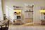 Farmhouse Kitchen Storage Rack  Microwave Stand with Pegboard  Closed Cabinet