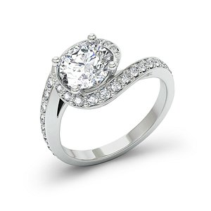 engagement ring 1 3d max