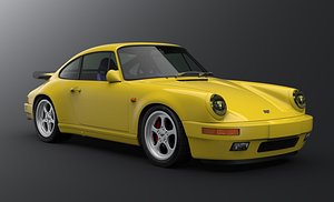 3d model porsche 911 964 turbo