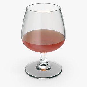 Cognac Glass 3D model