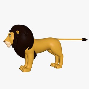 3D Cartoon Lion
