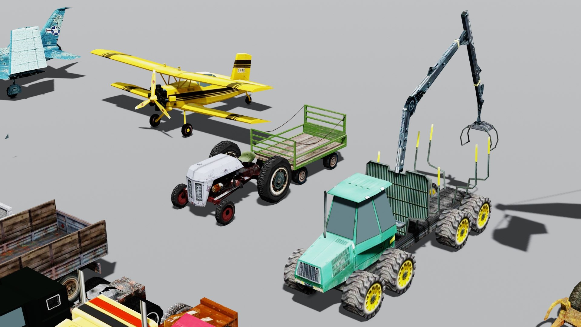 Vehicle Pack Low poly 3D https://p.turbosquid.com/ts-thumb/UK/JC8aIf/ND/preview08/jpg/1790846928/1920x1080/fit_q87/abea4cc3857d787567443309b4868cf3dcb9bd8f/preview08.jpg
