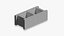 Low Poly Cinder Block