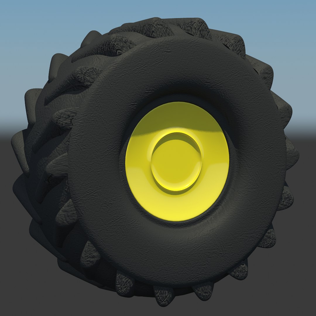 3d Tractor Tire Rim
