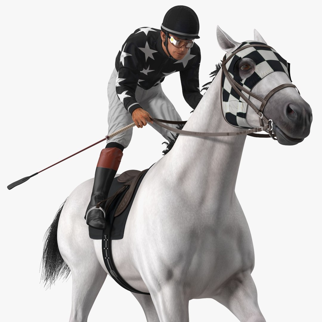 3D White Racing Horse with Jokey Gallop model https://p.turbosquid.com/ts-thumb/UK/WY2pkt/69/white_racing_horse_with_jokey_gallop_001/jpg/1740696999/1920x1080/fit_q87/32809a4588fe743191aaffd5dc041341530bec1c/white_racing_horse_with_jokey_gallop_001.jpg