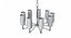 Hudson Valley chandelier DILLON 369-AGB