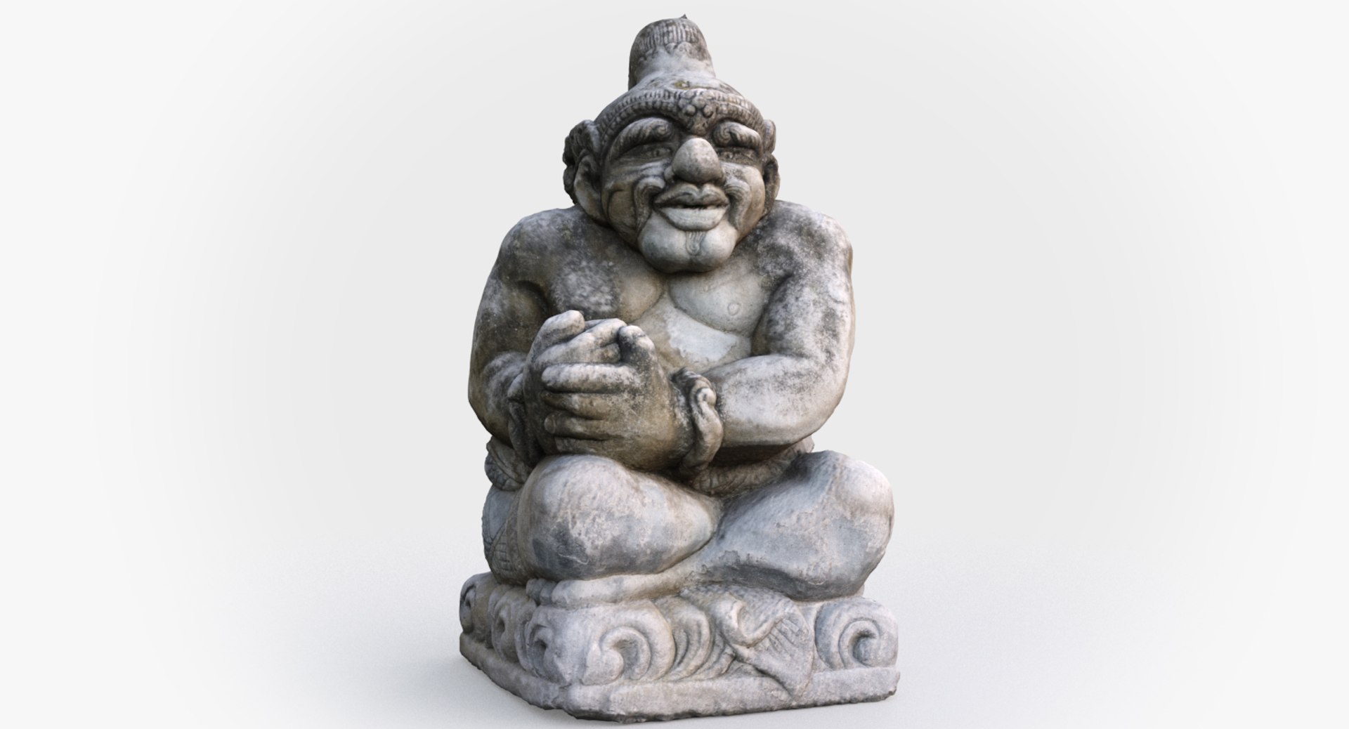 Balinese Guardian Statue 3D Model - TurboSquid 1427581