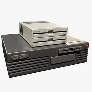 Sci-Fi Retro Disk Players 3D model